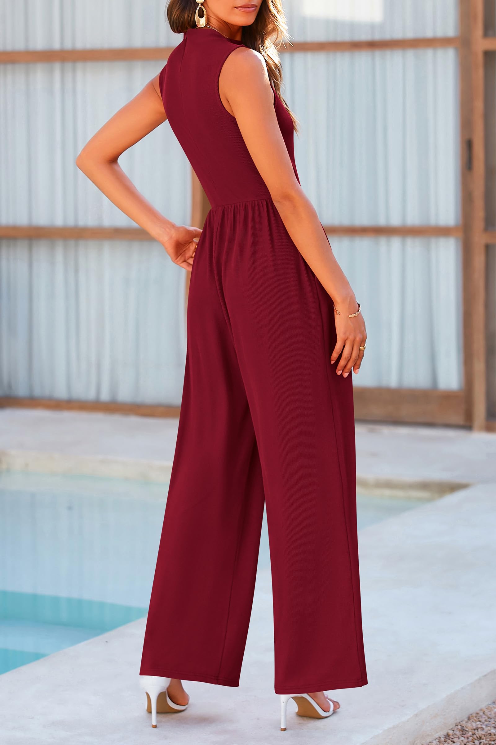 Let's do Lunch Wide Leg Jumpsuit